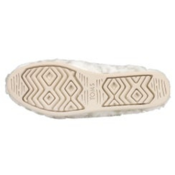 Comfee 👣TOM'S Alpargata Snow White Leopard Fleece Espadrilles - Picture 4 of 7